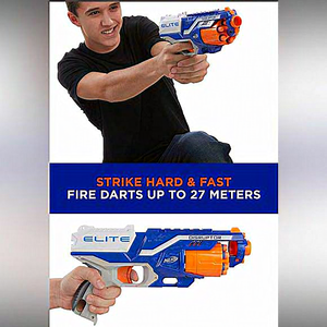 Nerf N-Strike Elite Disruptor 6 darts blaster rapid toy play boy girl fun‎ kids